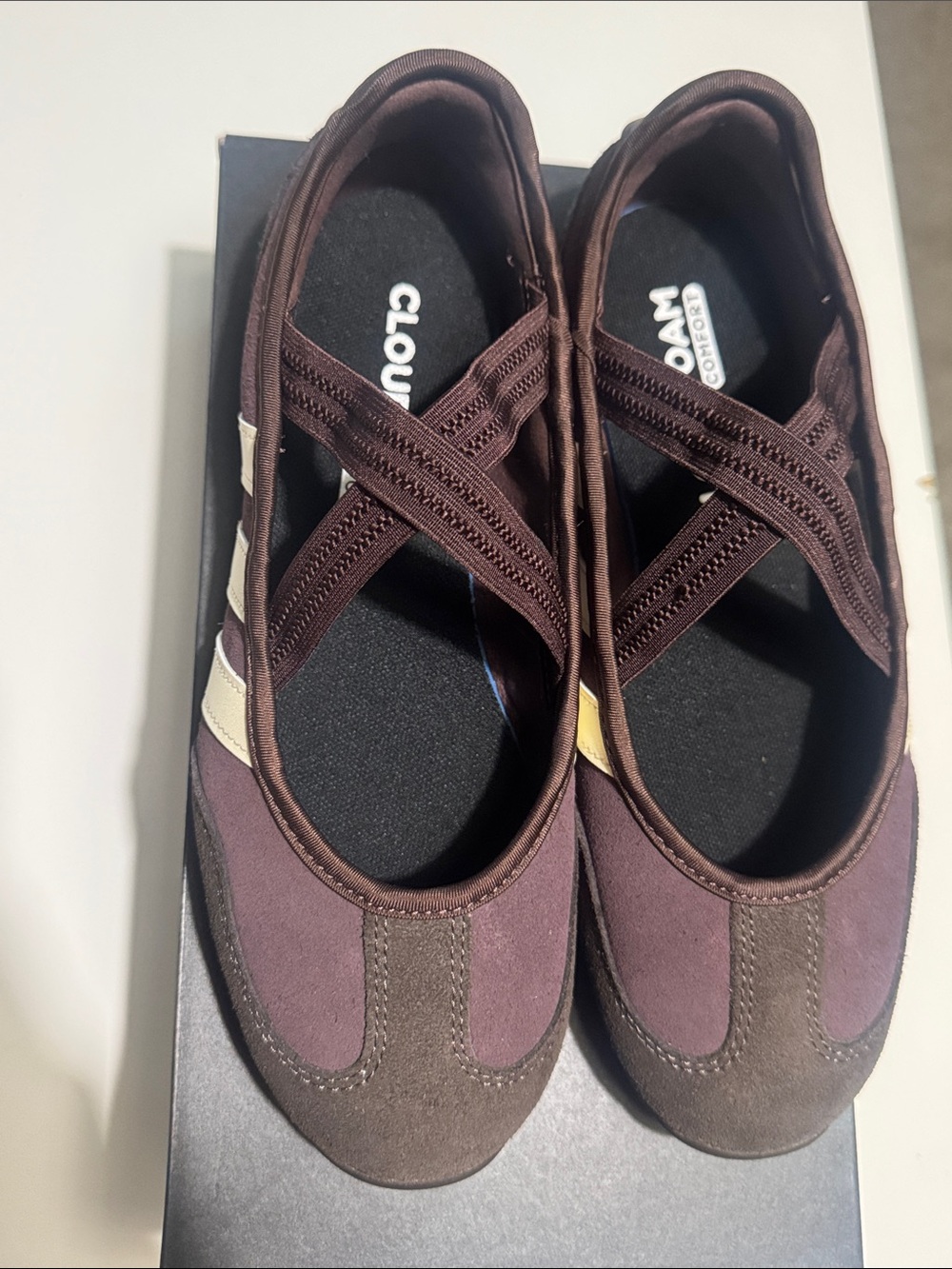Brown Adidas Barreda Mary Jane shoes - Picture 3 of 8